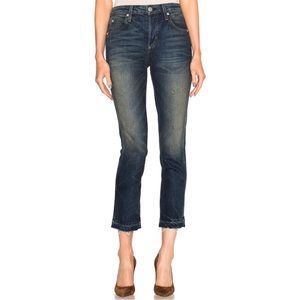 AMO Denim Cropped Babe Jean in High Roller Size 27